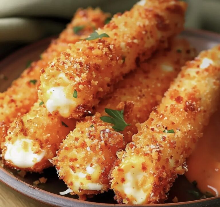 Cheesy Doritos Encrusted Mozzarella Sticks Recipe