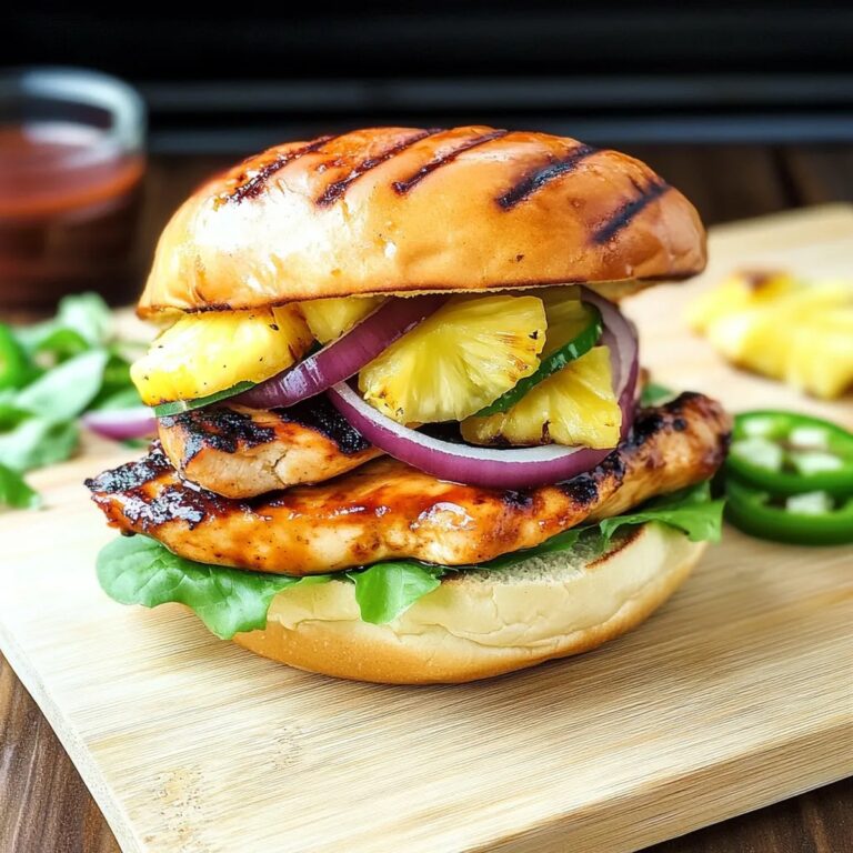 Grilled Hawaiian Chicken Sandwiches Recipe