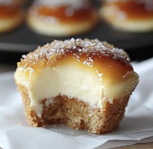 Vanilla Bean Creme Brulee Cheesecake Cupcakes Recipe