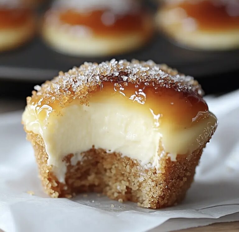 Vanilla Bean Creme Brulee Cheesecake Cupcakes Recipe