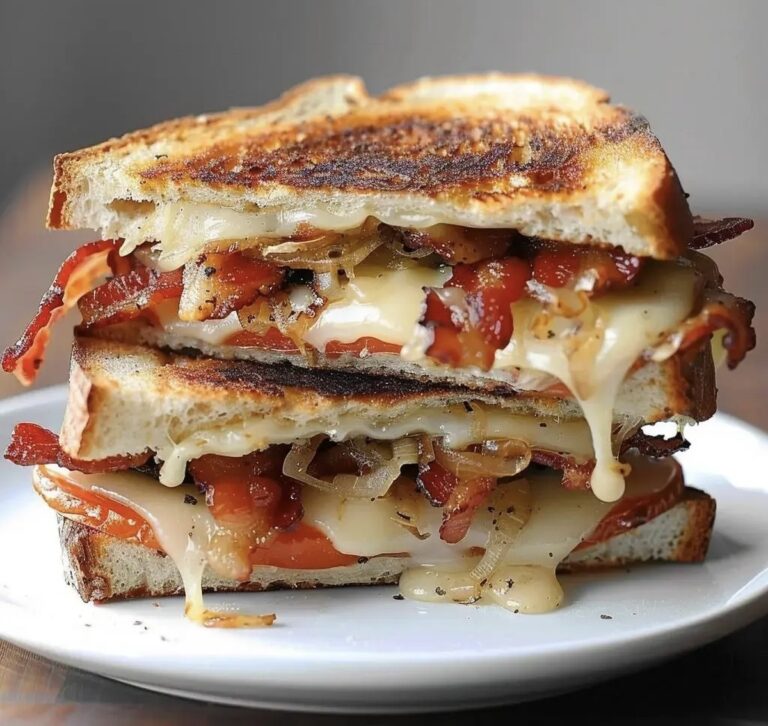 Grilled Cheese, Bacon and Oven-Dried Tomato Sandwich Recipe