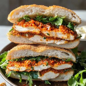 Crunchy Chicken Romesco Sandwich Recipe