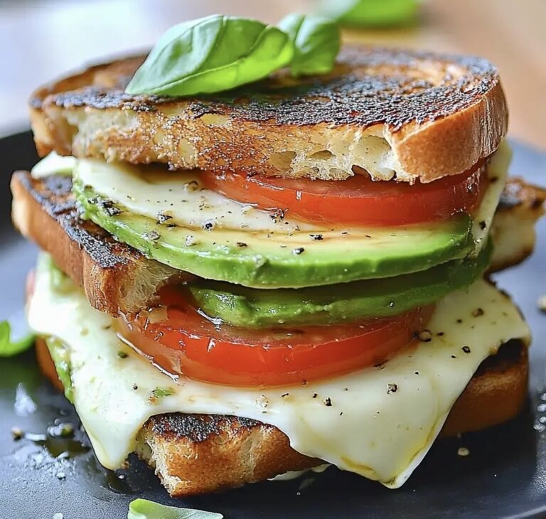 Grilled Cheese with Avocado, Mozzarella, and Tomato Recipe
