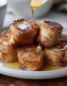 Cinnamon Roll French Toast Bites Recipe