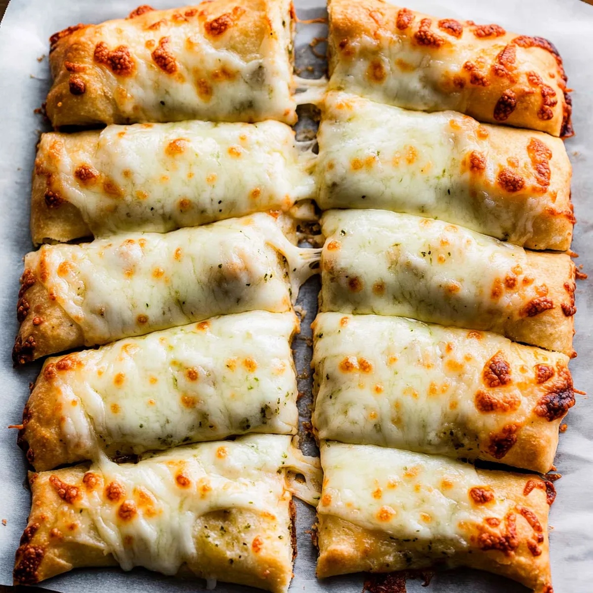 Cheesy Breadsticks Made from Dough Recipe