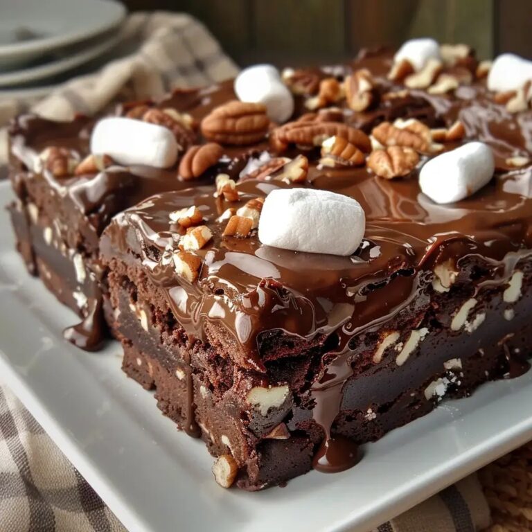 Mississippi Mud Cake Brownies Recipe