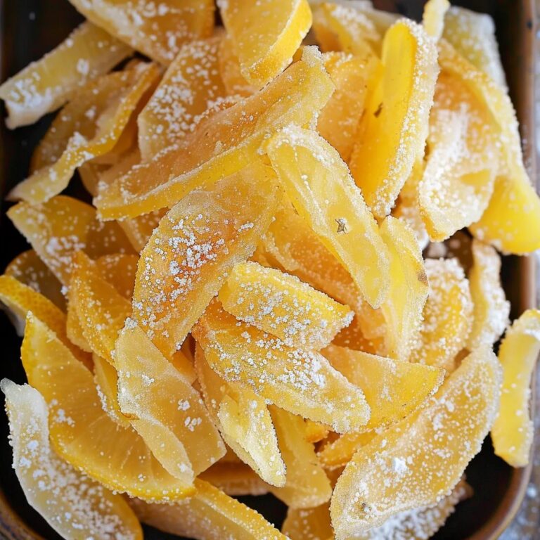 Candied Lemon Peel Recipe
