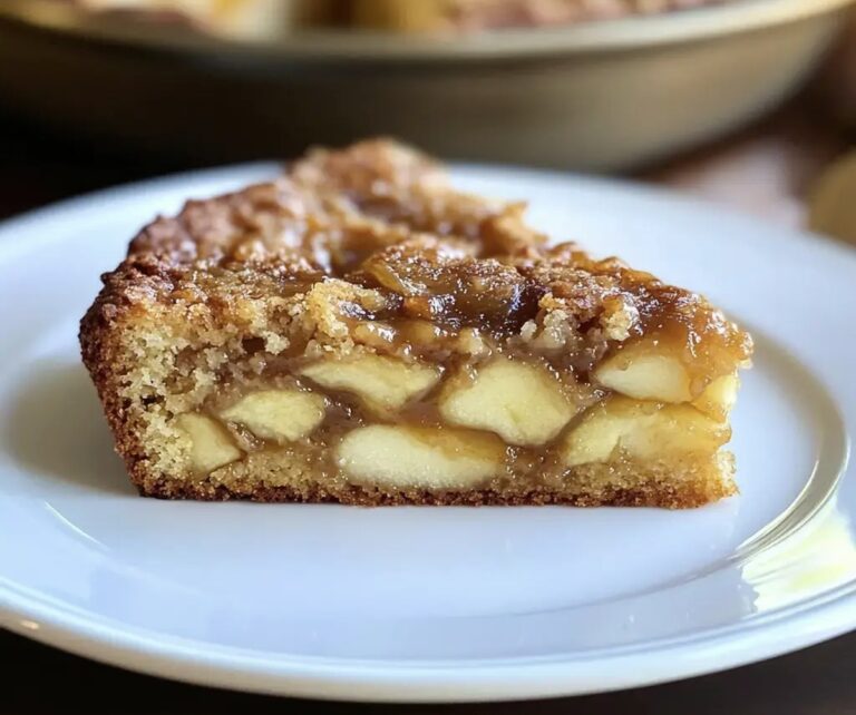 Swedish Apple Cake with Caramel Recipe