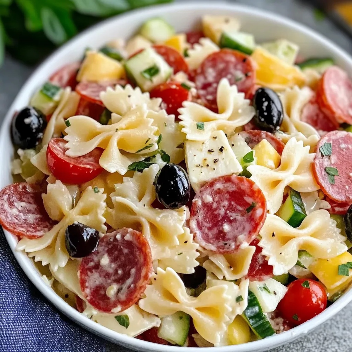 Bow Tie Italian Pasta Salad Recipe