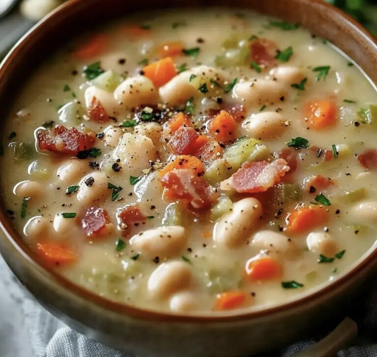White Bean Soup with Bacon Recipe