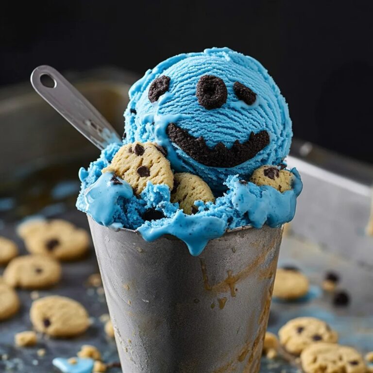 Cookie Monster Ice Cream Recipe