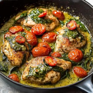Creamy Pesto Chicken Recipe
