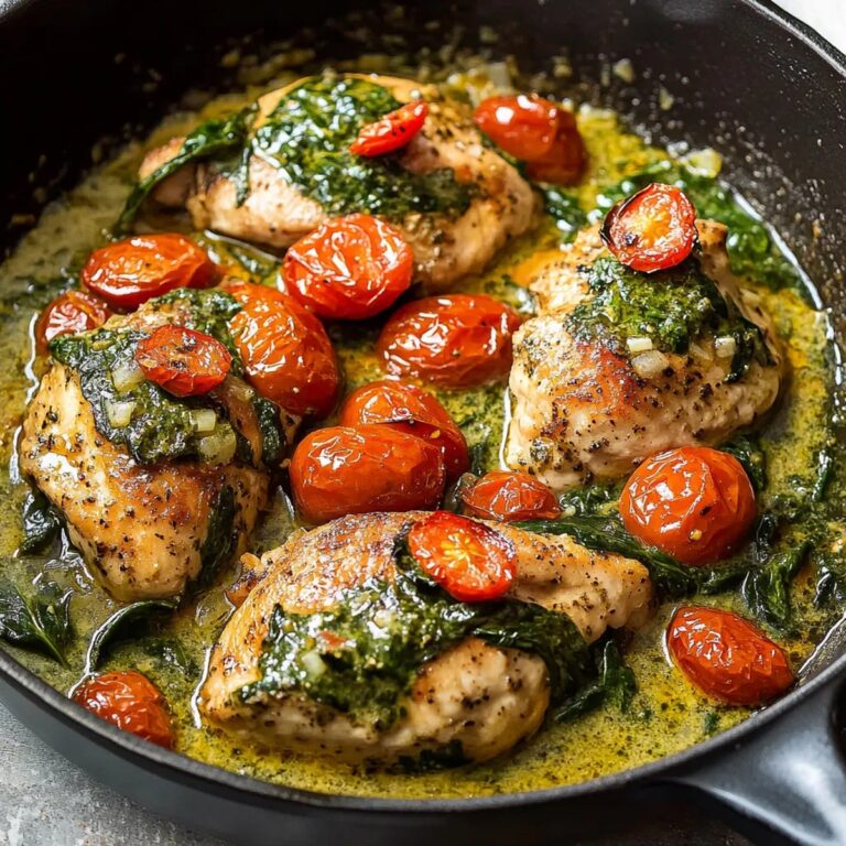 Creamy Pesto Chicken Recipe