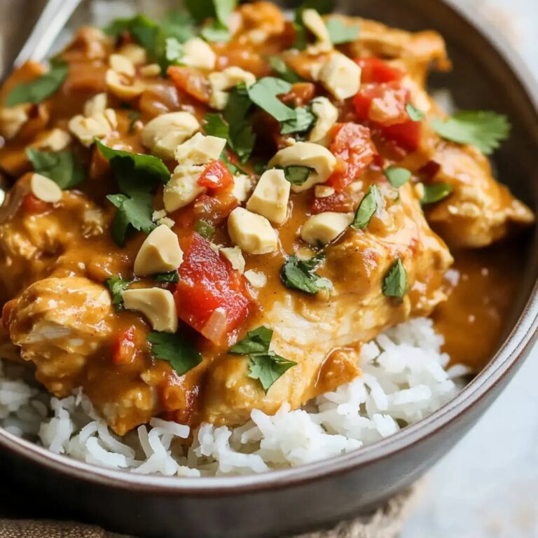 Slow Cooker Peanut Chicken Recipe