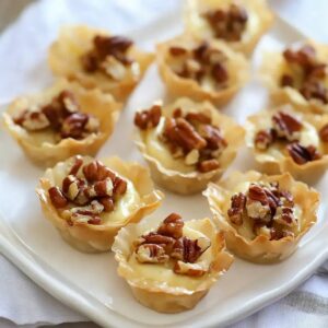 Bourbon Pecan Brie Bites Recipe