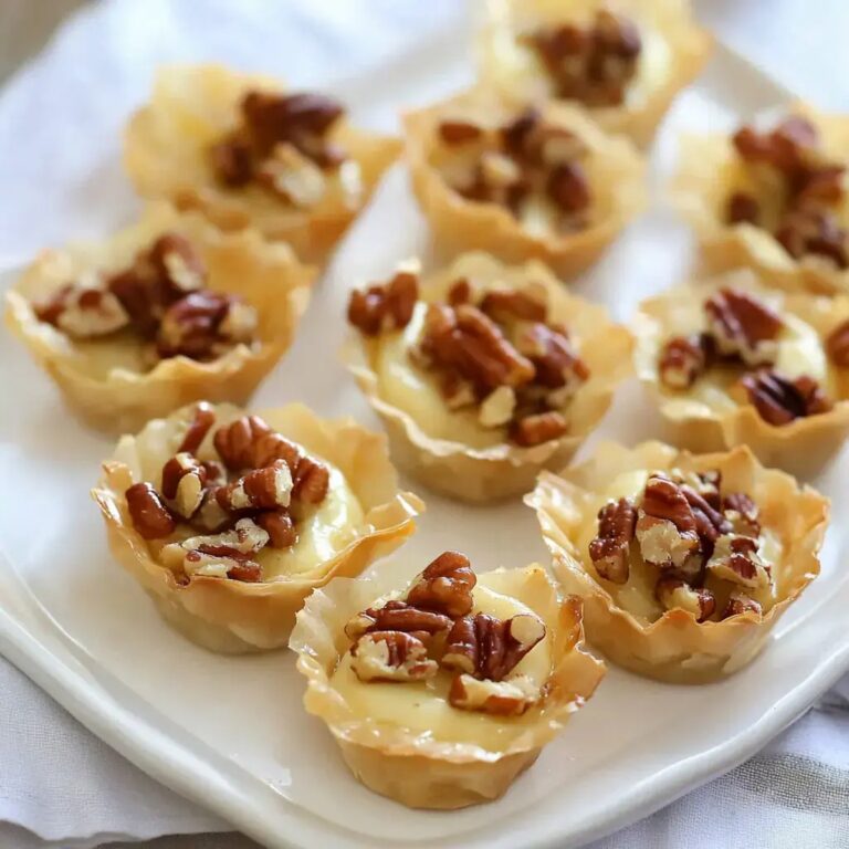 Bourbon Pecan Brie Bites Recipe