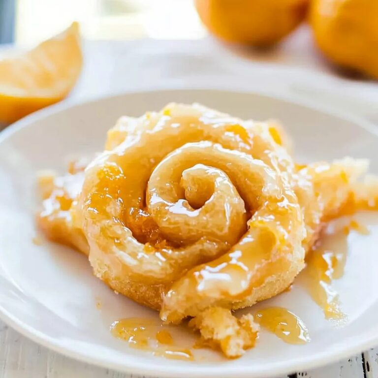 Homemade Glazed Orange Rolls Recipe