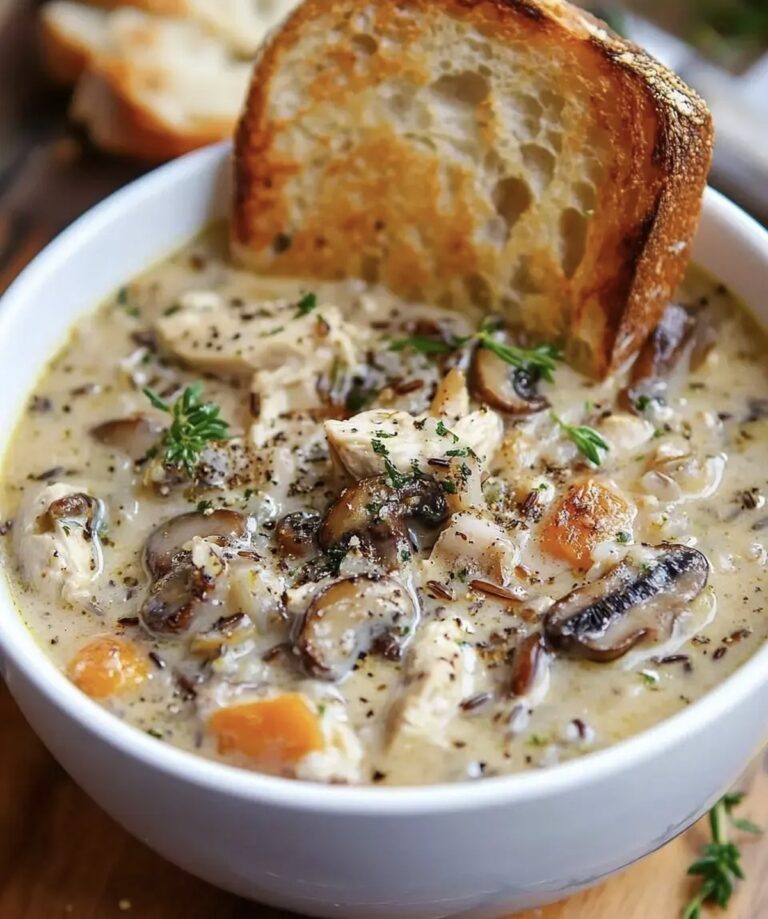 Chicken Mushroom Wild Rice Soup Recipe