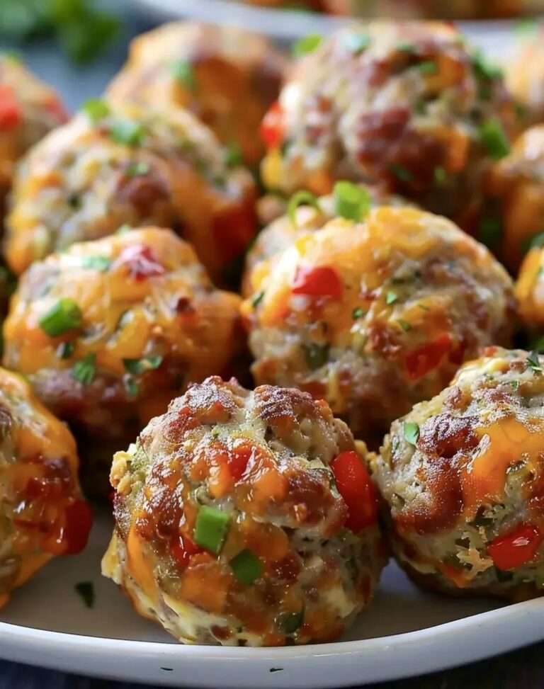 Easy Cheesy Sausage Party Bites Recipe