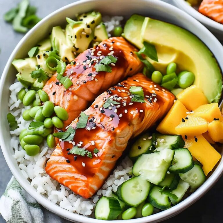 Fresh Teriyaki Salmon Bowls Recipe