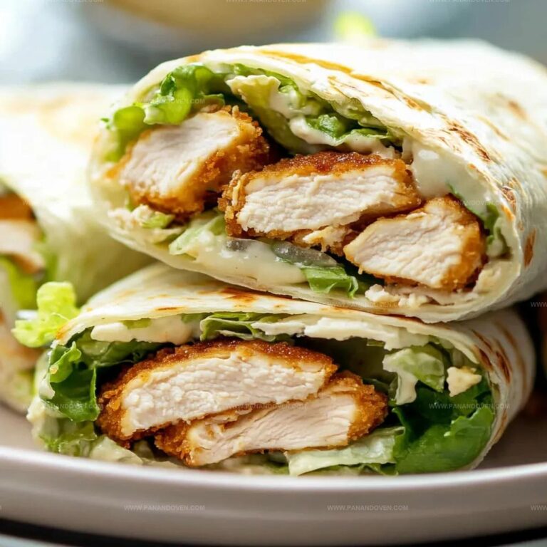 Air Fryer Crispy Chicken Caesar Wraps Recipe