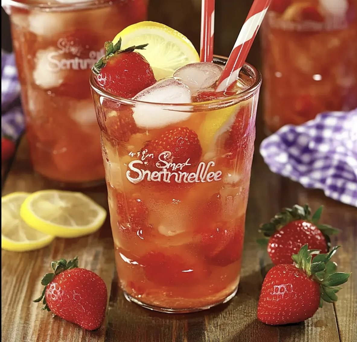 Berry Strawberry Sweet Tea Recipe