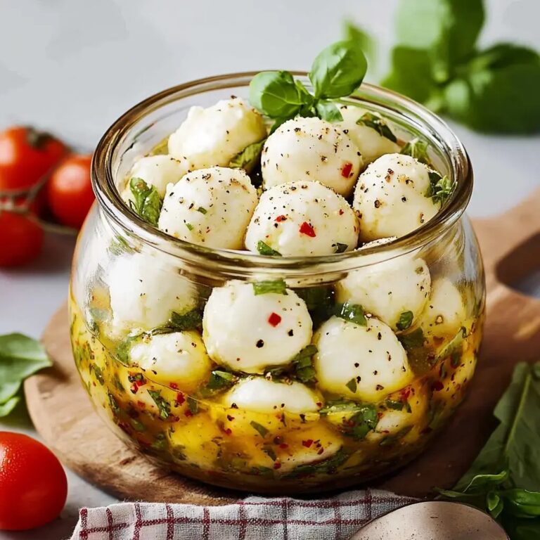 Marinated Mozzarella Balls Recipe