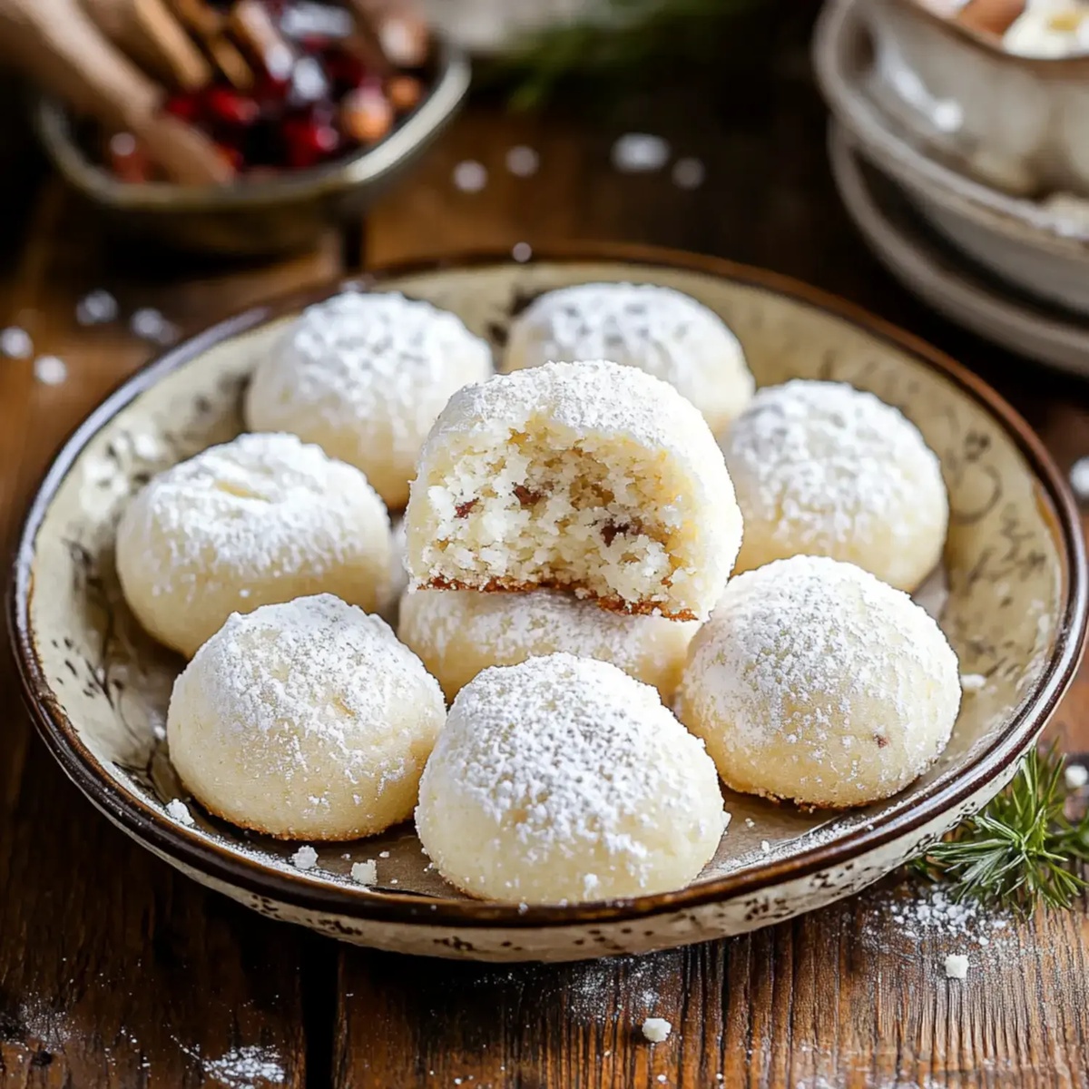 Moms Russian Tea Cakes Recipe