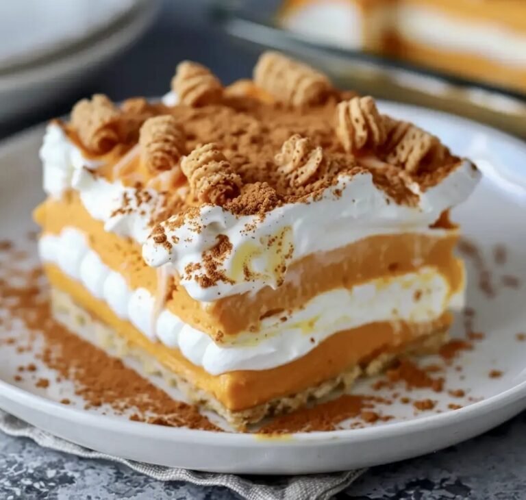 Pumpkin Lasagna Dessert Recipe