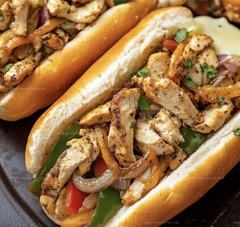 Chicken Cheese Steak Sandwiches Recipe