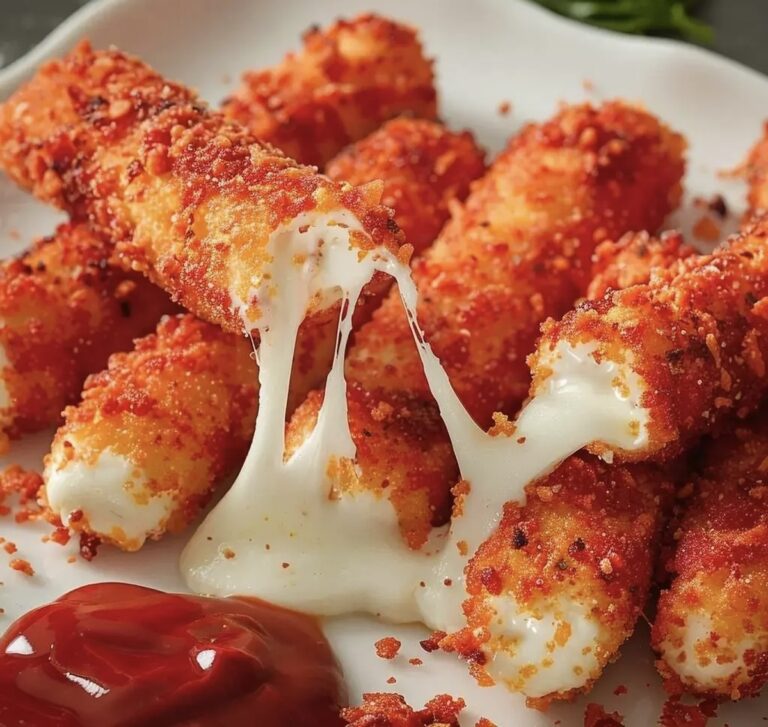 Hot Cheeto Mozzarella Sticks Recipe