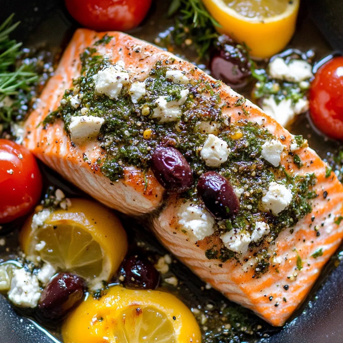 Fresh Mediterranean Salmon Recipe