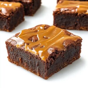 Fudgy Chocolate Caramel Brownies Recipe