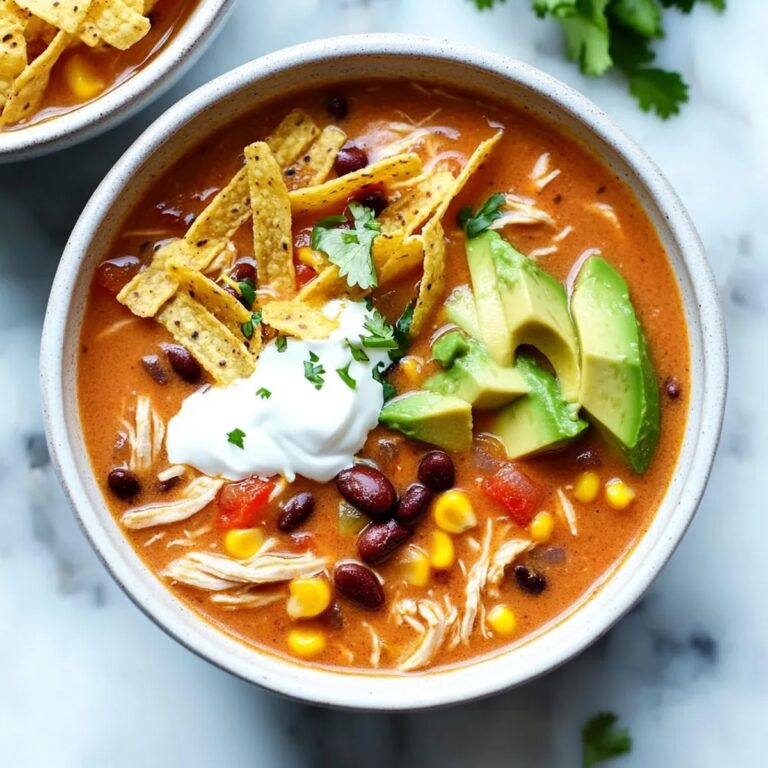 Creamy Chicken Tortilla Soup Recipe