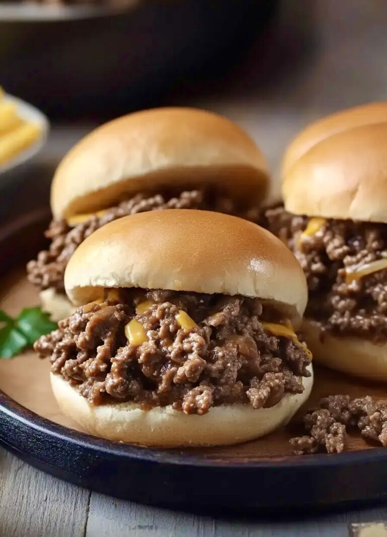 Steakhouse Burger Sloppy Joes Recipe