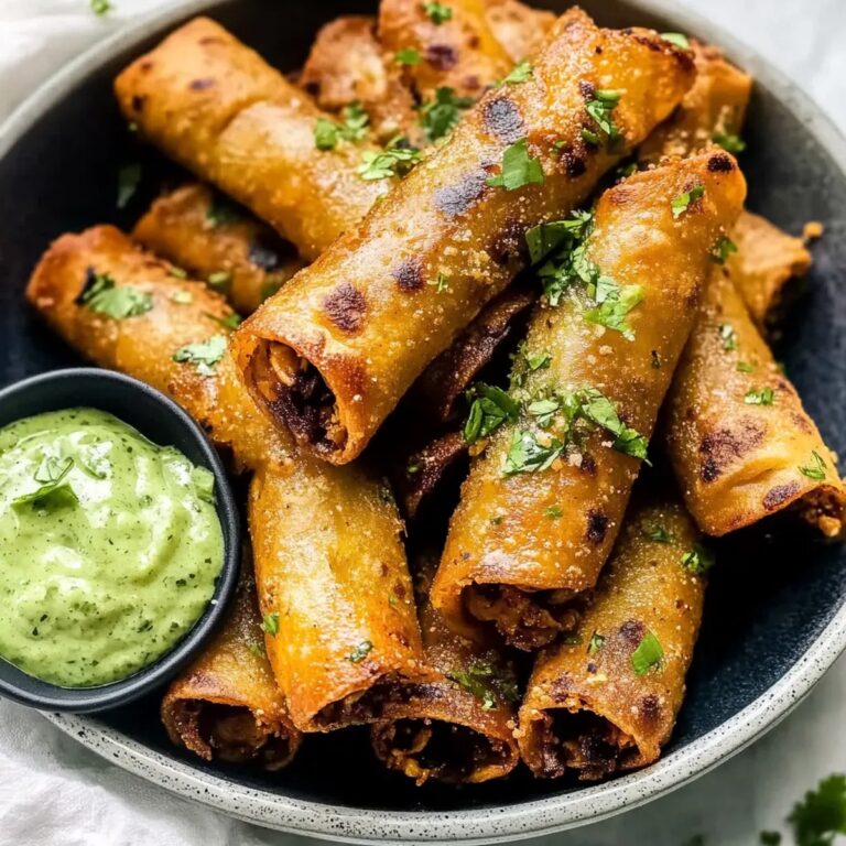 Crispy Baked Vegan Taquitos Recipe