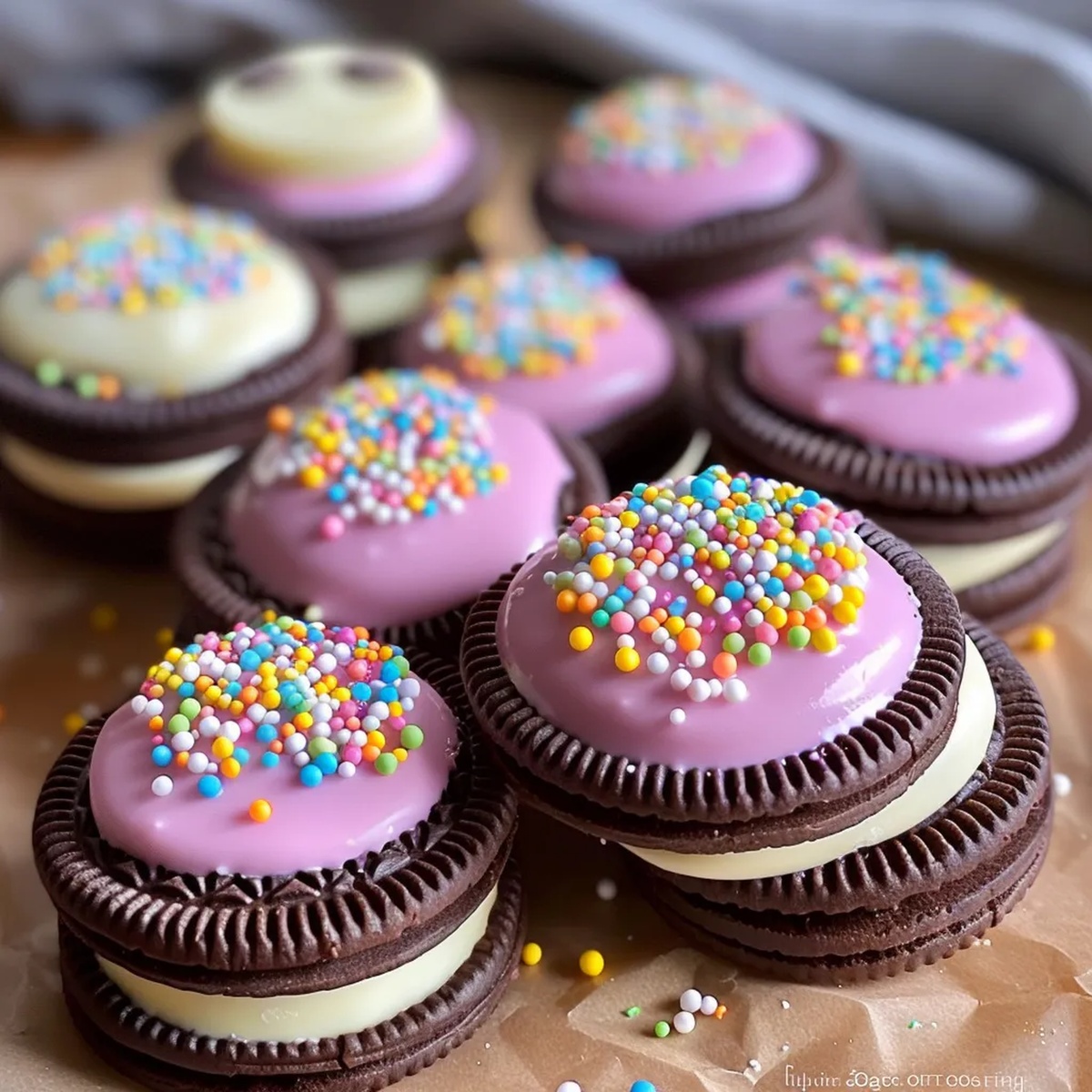 Chocolate Covered Easter Oreos Recipe