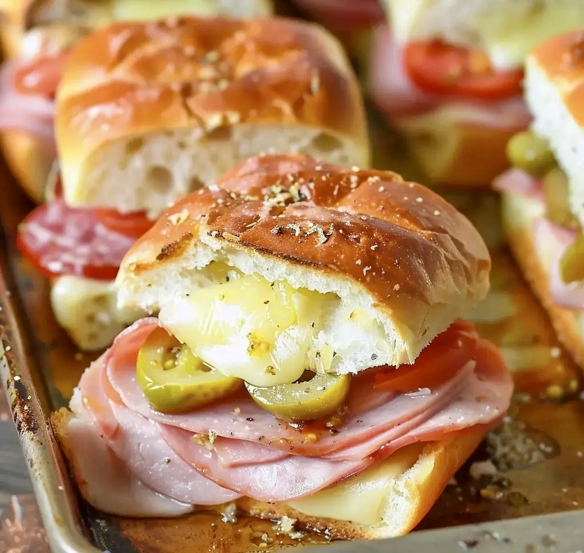 Hot Italian Sub Sliders Recipe