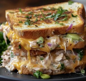 Air Fryer Tuna Melts Recipe