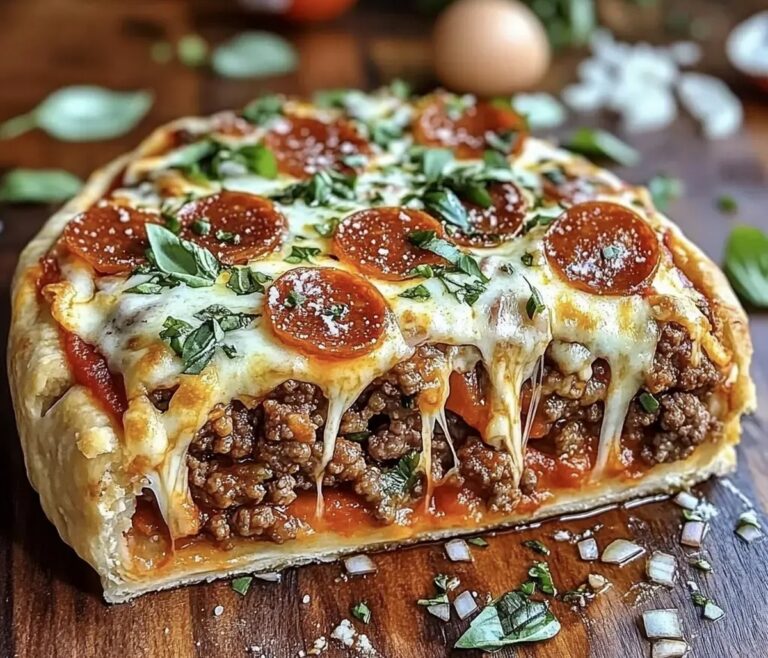 Pizza Burger Pie Recipe