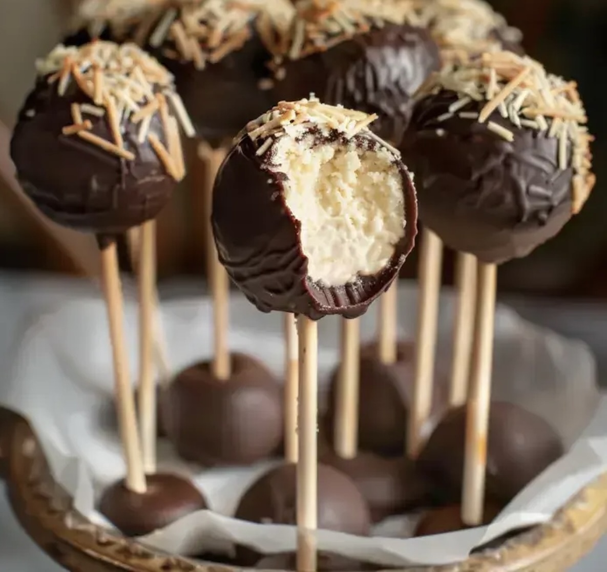 Cheesecake-Stuffed Cake Pops Recipe