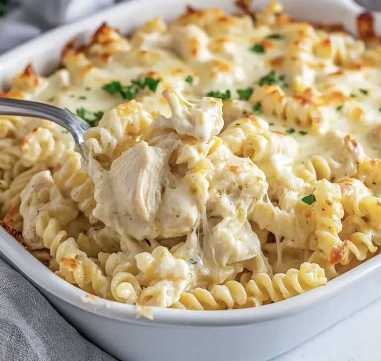 Garlic Parmesan Chicken Pasta Bake Recipe