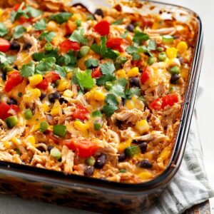 Chicken Fajita Rice Casserole Recipe