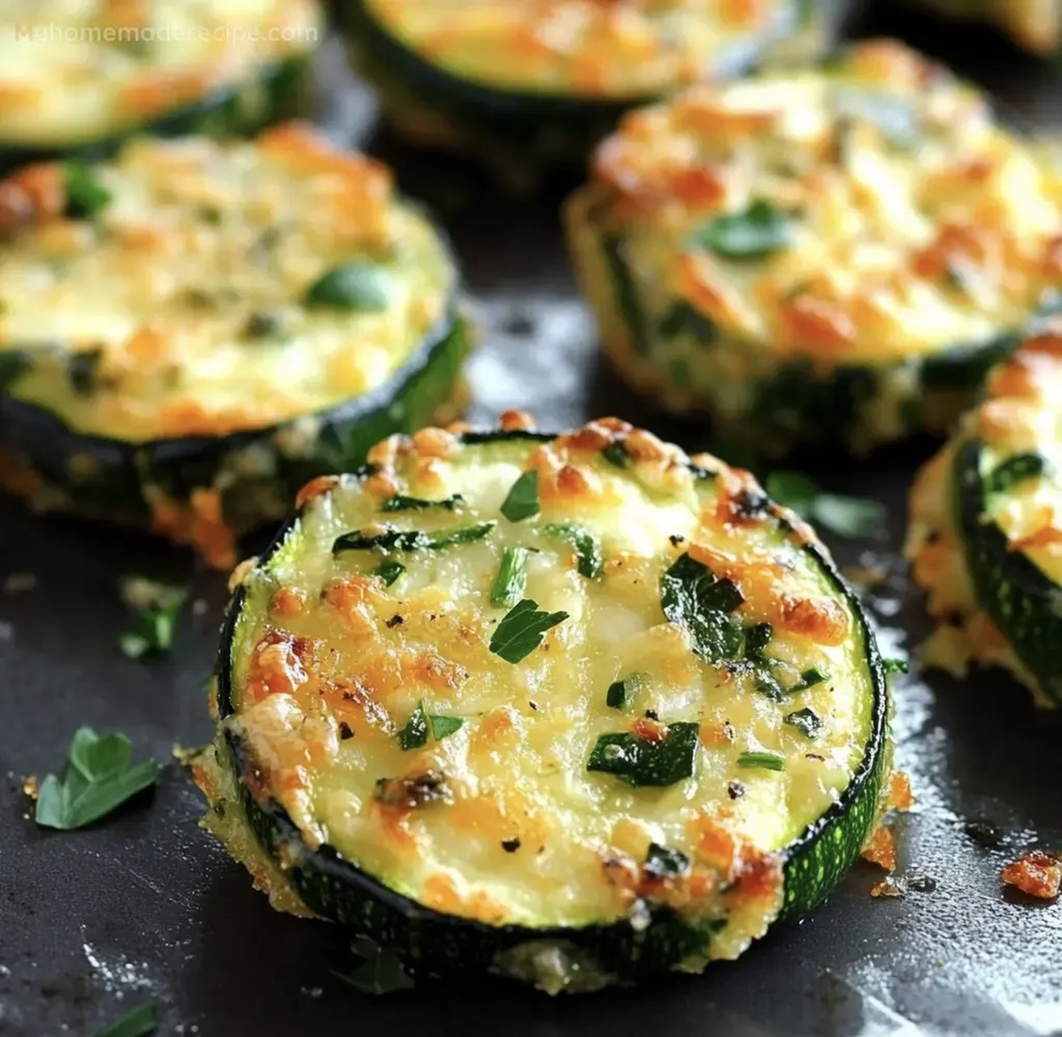 Garlic Zucchini Bites Recipe