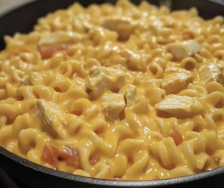 Creamy Chicken Rotini with Velveeta and Rotel Recipe