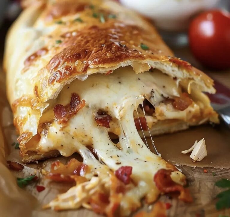 Chicken Bacon Ranch Calzone Recipe