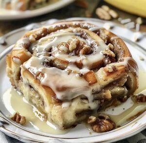 Soft Banana Cinnamon Rolls Recipe