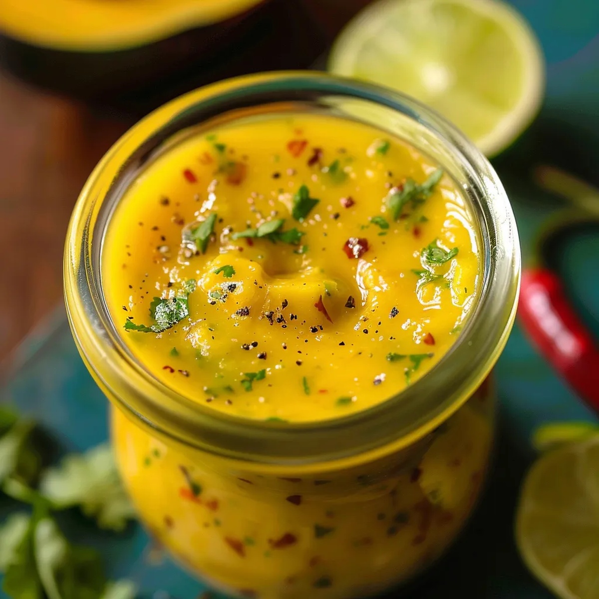 Sweet and Spicy Mango Salad Dressing Recipe