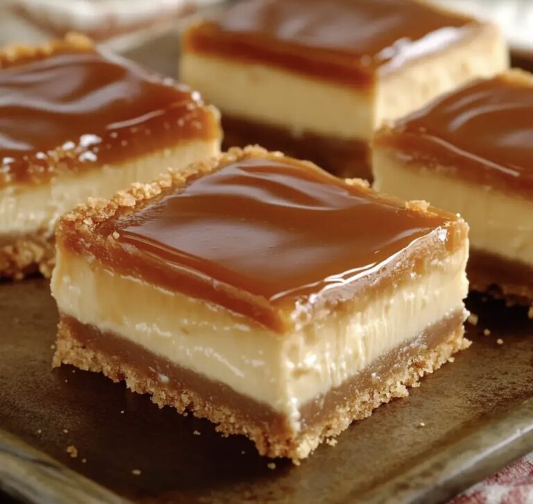 Caramel Cheesecake Squares Recipe