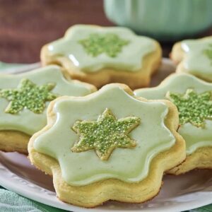 Pistachio Pudding Linzer Cookies Recipe
